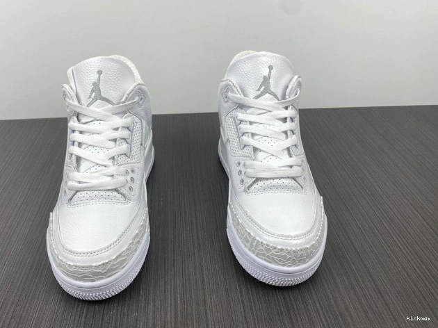 Rep MAX PS Retro 'Triple White' Jordan 3 429487-111 Air 0701